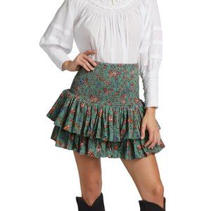 byTiMo Baby Cord Smocked Ruffle Mini Skirt